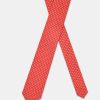 Jacquard Tie 7 cm Red - Image 2