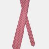 Jacquard Tie 7 cm Red - Image 2