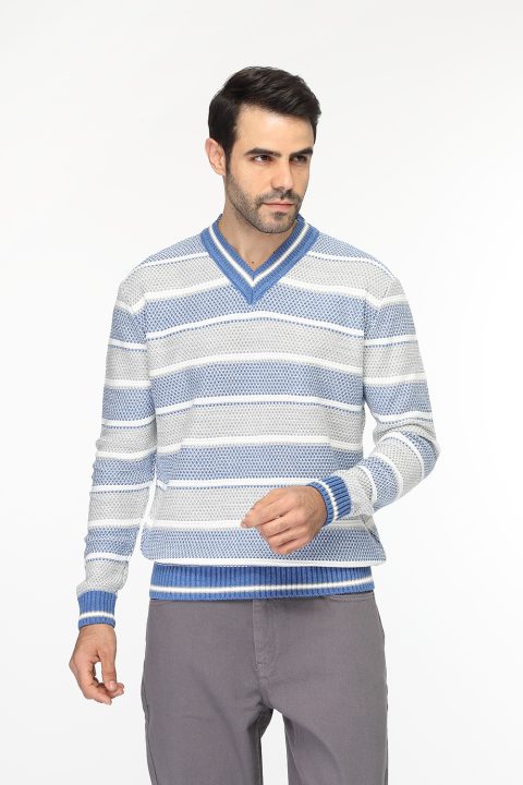 Regular Fit Pullover Light Blue