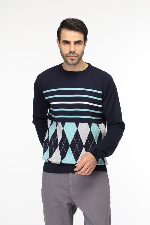 Regular Fit Pullover Dark Blue - Image 4