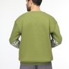 Over Size Sweat Shirt Light Green - Image 3