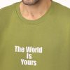 Over Size Sweat Shirt Light Green - Image 2
