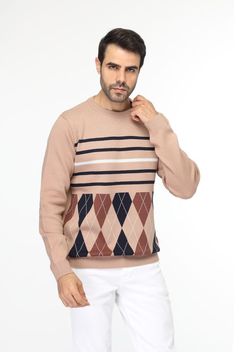 Regular Fit Pullover Beige