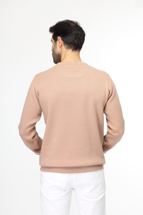 Regular Fit Pullover Beige - Image 4