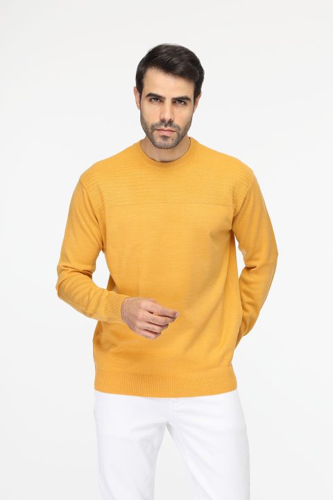 Regular Fit Pullover Yellow