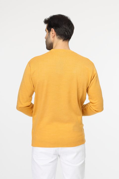 Regular Fit Pullover Yellow - Image 3