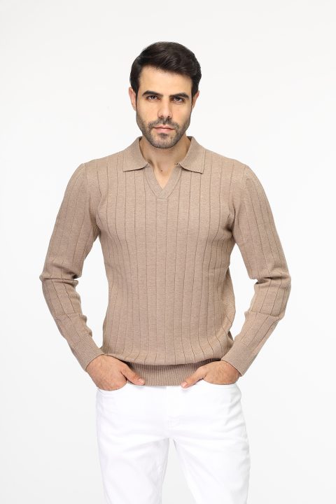 Regular Fit Pullover Beige