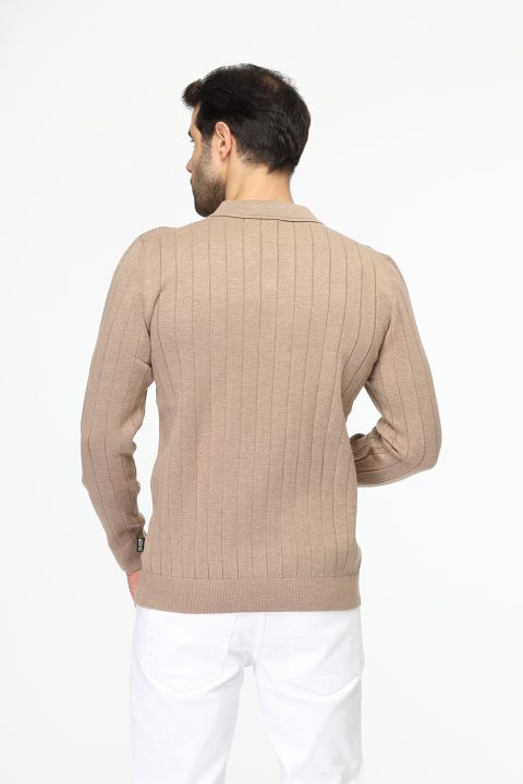 Regular Fit Pullover Beige - Image 5