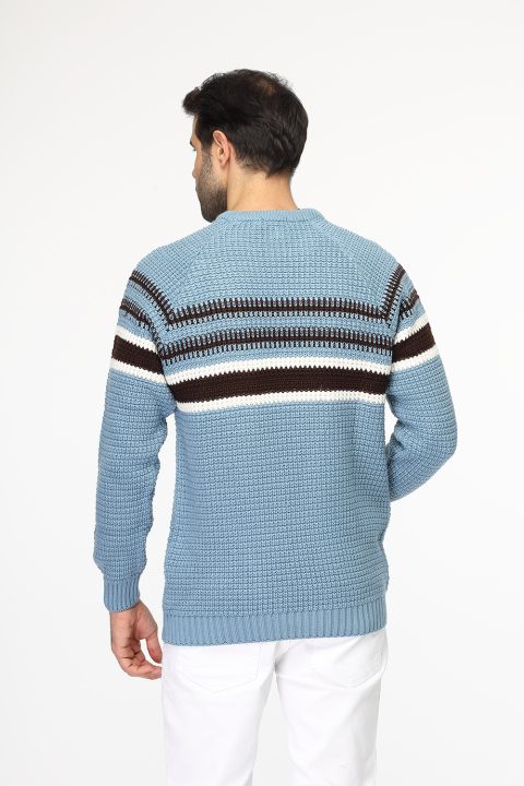 Regular Fit Pullover Blue - Image 3