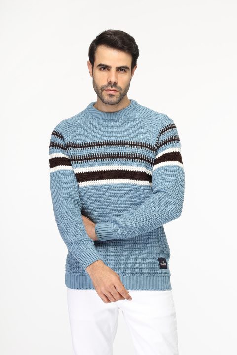 Regular Fit Pullover Blue - Image 4