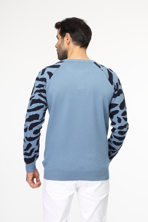 Regular Fit Pullover Blue - Image 3