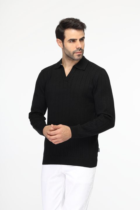 Regular Fit Pullover Black - Image 3