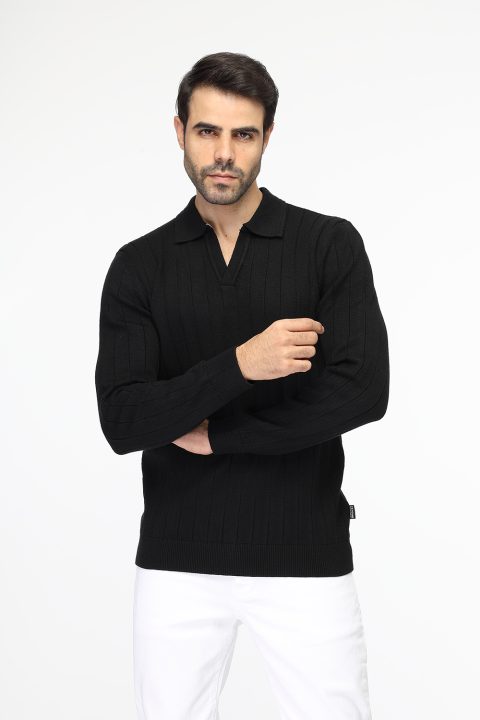 Regular Fit Pullover Black - Image 4