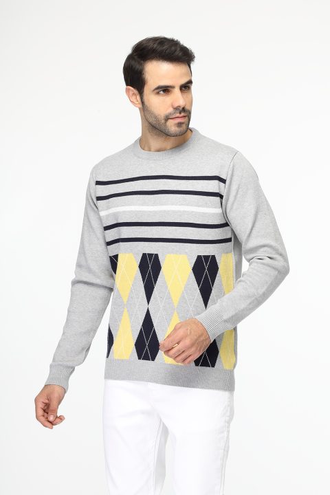 Regular Fit Pullover Gray - Image 4