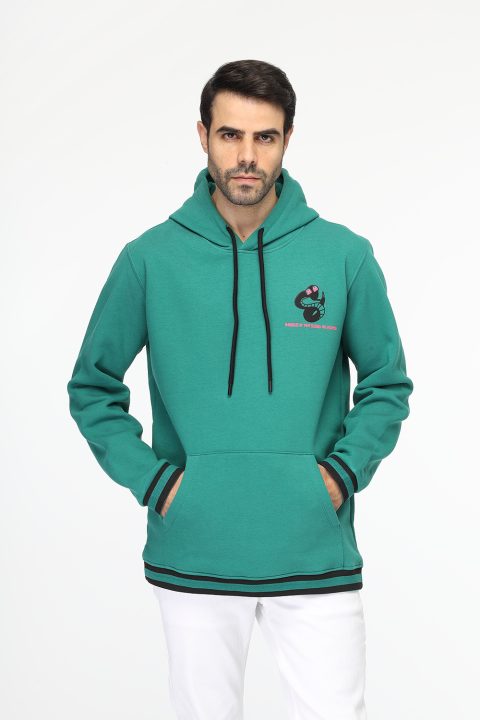 Regular Fit Sweat Shirt Green