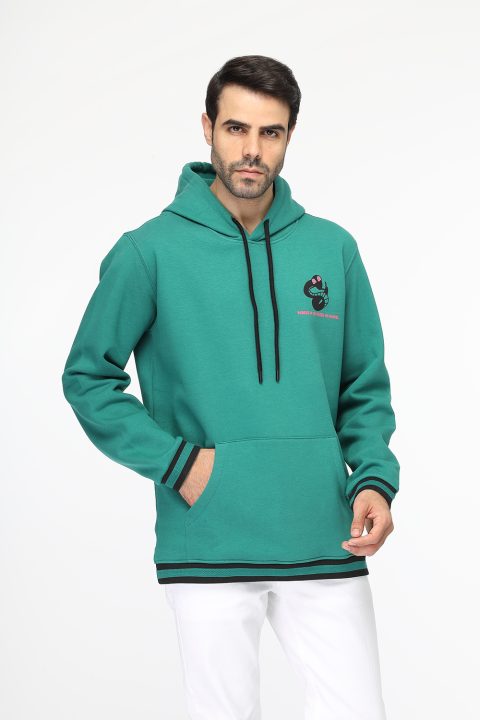 Regular Fit Sweat Shirt Green - Image 3