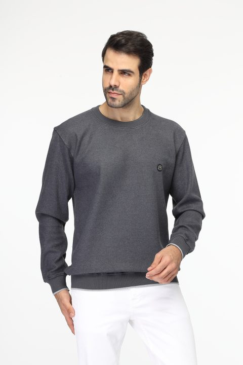 Regular Fit Sweat Shirt Gray - Image 3