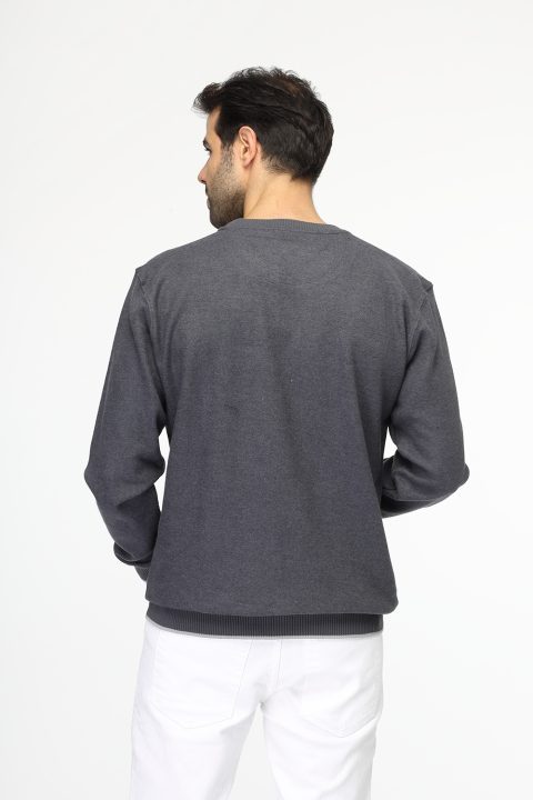 Regular Fit Sweat Shirt Gray - Image 4