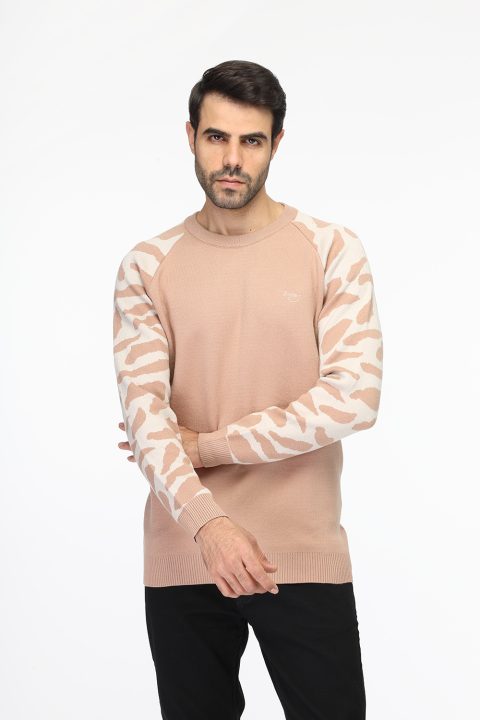 Regular Fit Pullover Beige - Image 4