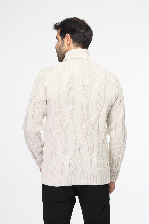 Regular Fit Pullover Beige - Image 4