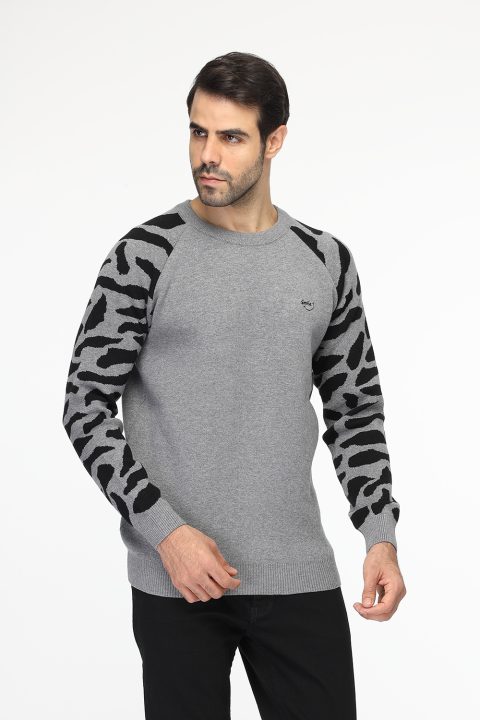 Regular Fit Pullover Gray - Image 4