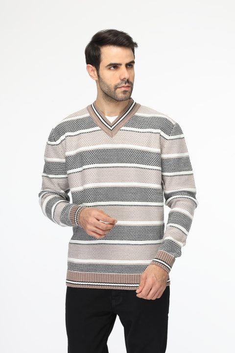 Regular Fit Pullover Beige - Image 4