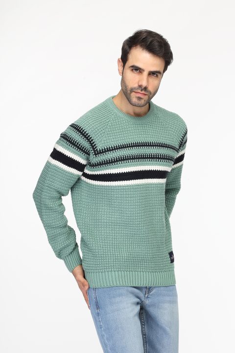 Regular Fit Pullover Light Green - Image 3