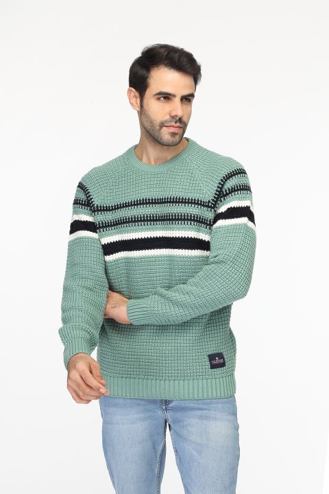 Regular Fit Pullover Light Green