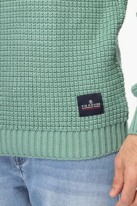 Regular Fit Pullover Light Green - Image 5