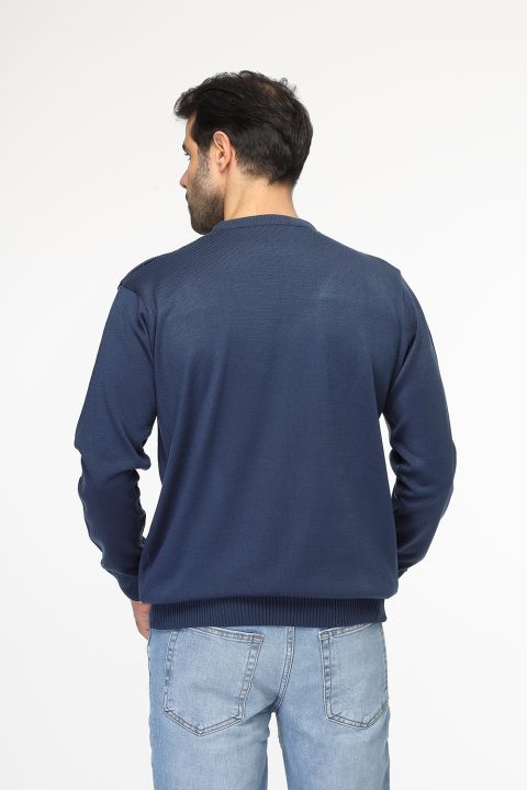 Regular Fit Pullover Dark Blue - Image 4