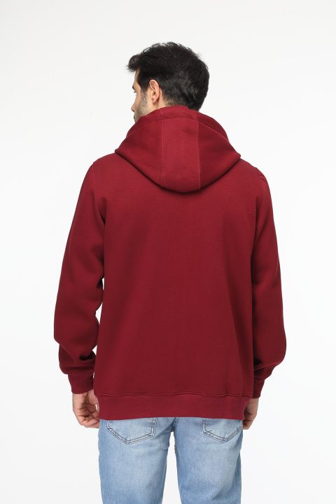 Regular Fit Sweat Shirt Maroon - Image 5