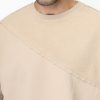 Over Size Sweat Shirt Beige - Image 2