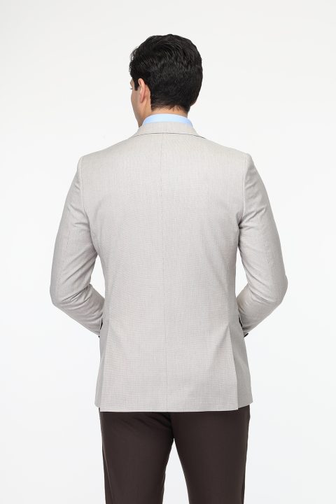 Slim Fit Suit Beige - Image 6