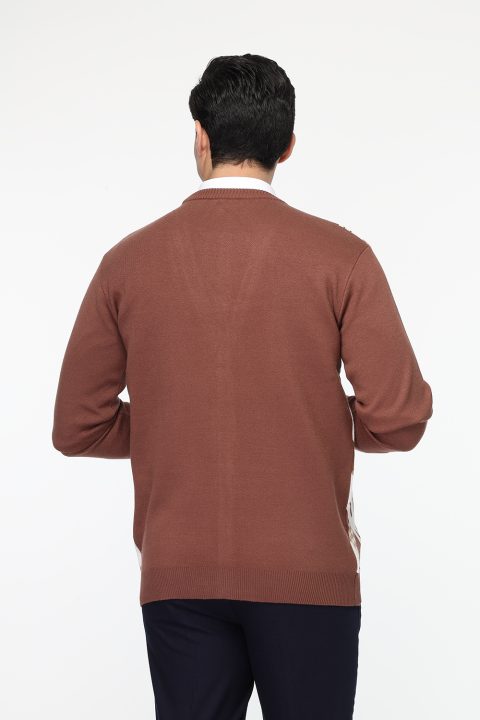 Regular Fit Pullover Brown - Image 4