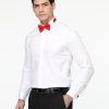 Slim Fit White Evening shirt - Image 3