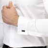 Slim Fit White Evening shirt - Image 6