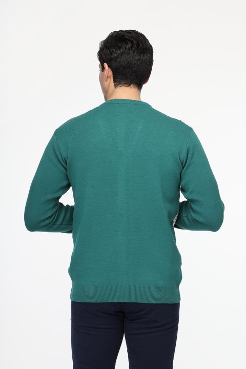 Regular Fit Pullover Green - Image 4