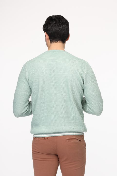 Regular Fit Pullover Green - Image 4