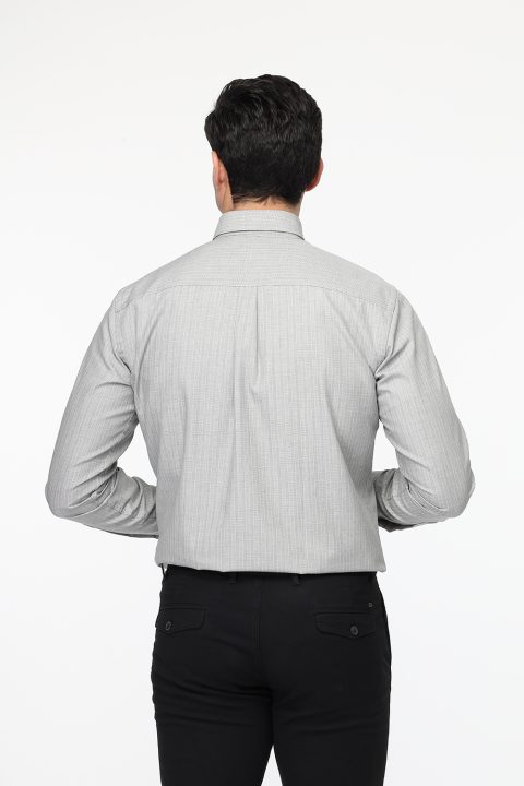 Semi Classic Shirt Regular fit Gray - Image 7