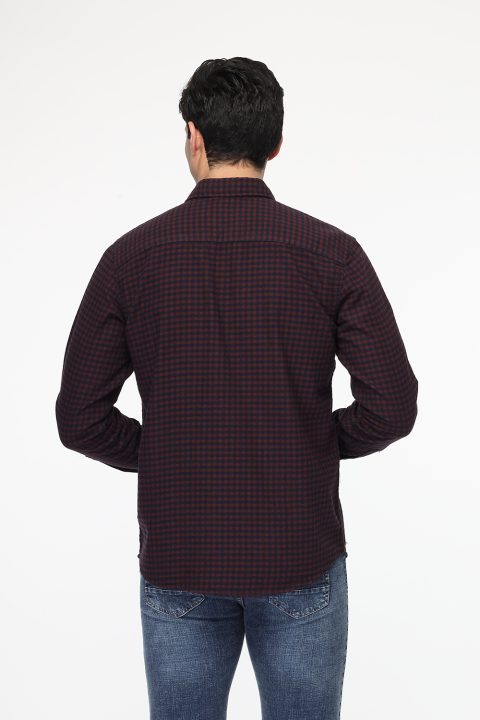 New Fit Shirt Maroon - Image 4