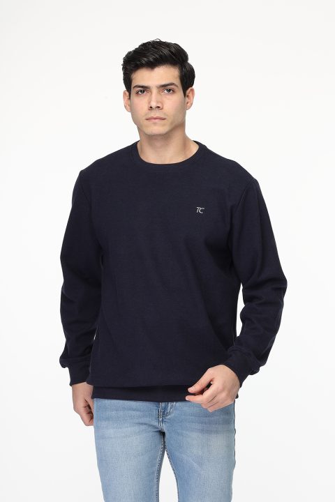 Regular Fit Sweat Shirt Dark Blue