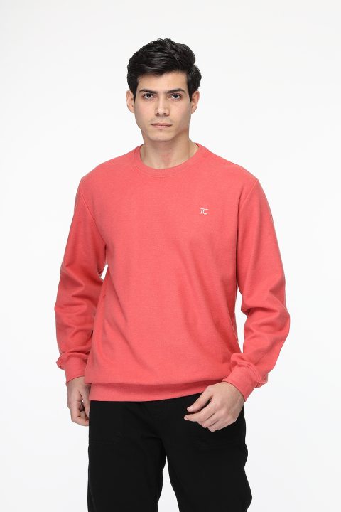 Regular Fit Sweat Shirt Pink