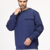 Over Size Sweat Shirt Dark Blue