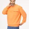 Over Size Sweat Shirt Orange - Image 3