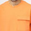 Over Size Sweat Shirt Orange - Image 2