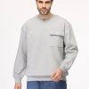 Over Size Sweat Shirt Gray