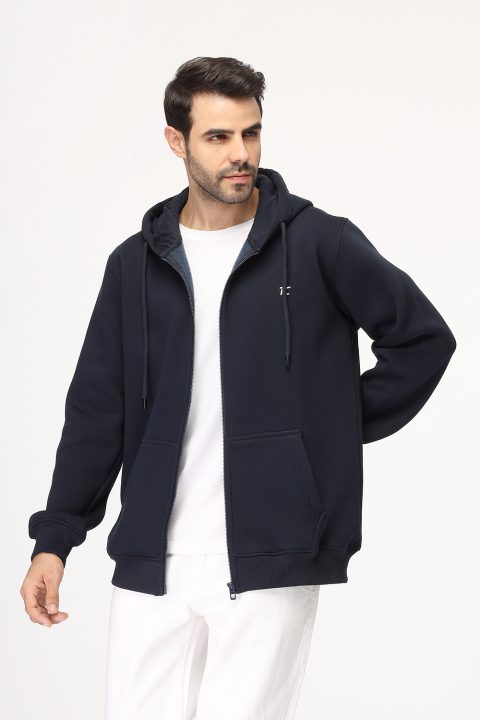 Regular Fit Sweat Shirt Dark Blue - Image 3