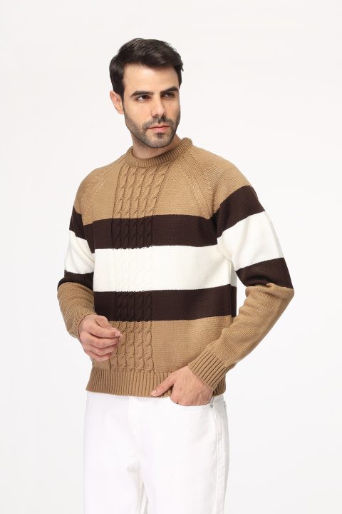 Regular Fit Pullover Beige