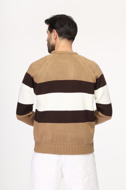 Regular Fit Pullover Beige - Image 3