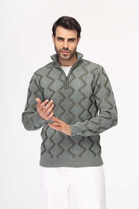 Regular Fit Pullover Green